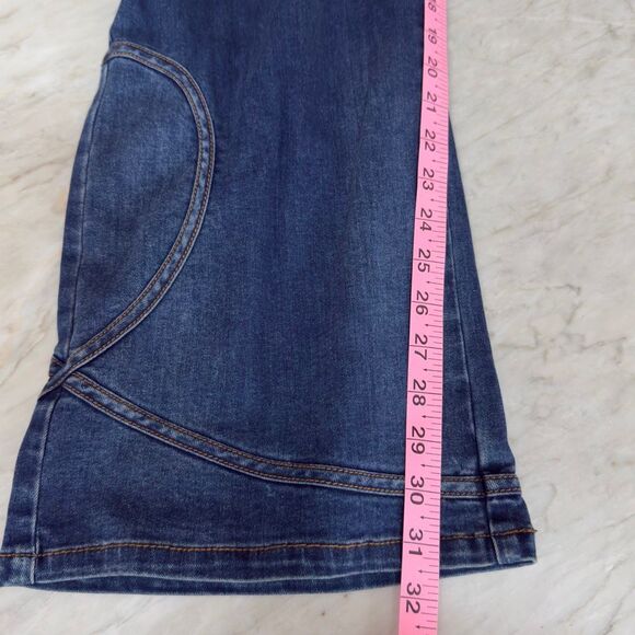 DG2 by Diane Gilman Classic Stretch Denim Swirl Bootcut Jean Midtone Sz 20W NWT - Picture 6 of 6